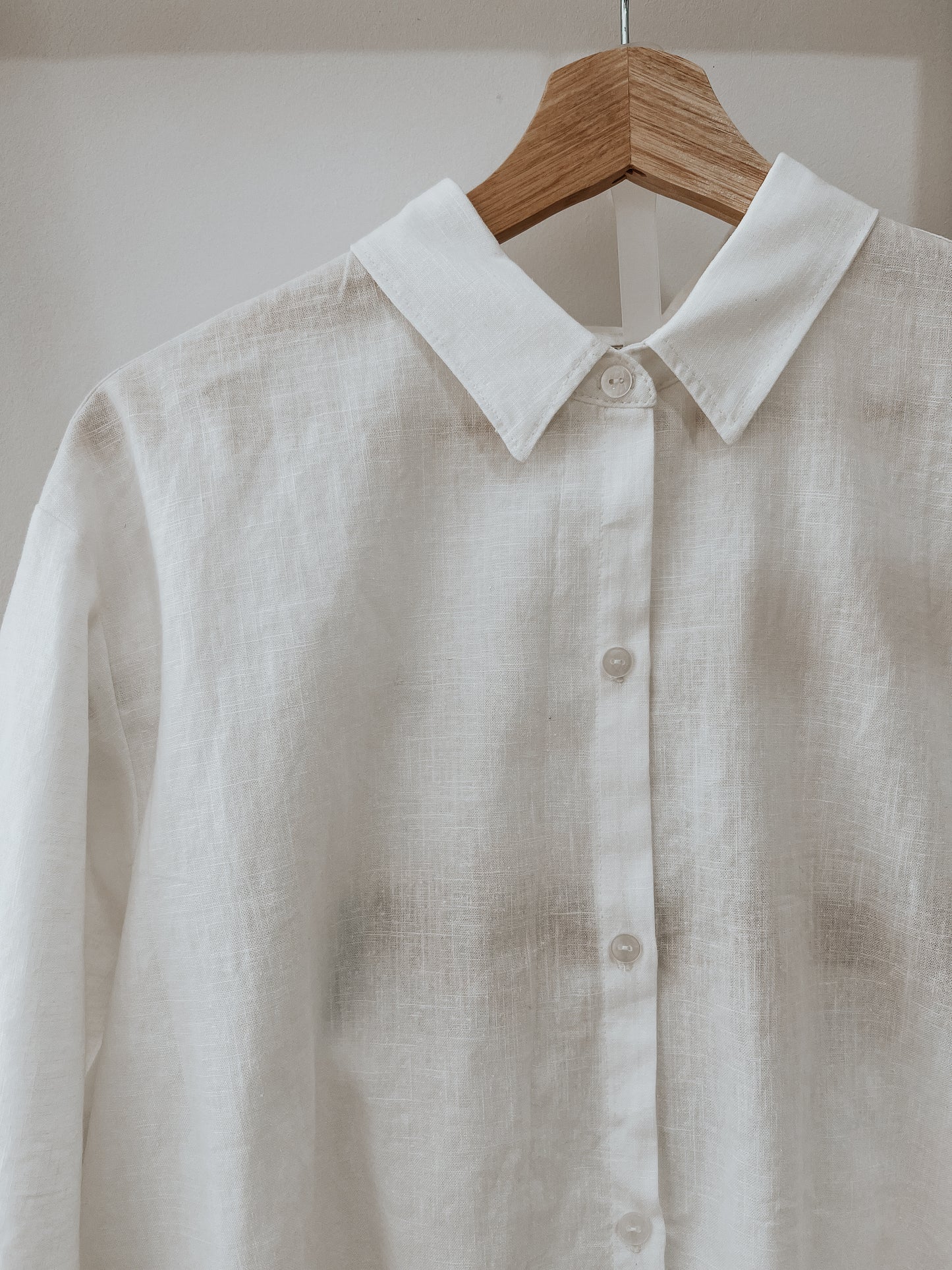Camisa lino blanca
