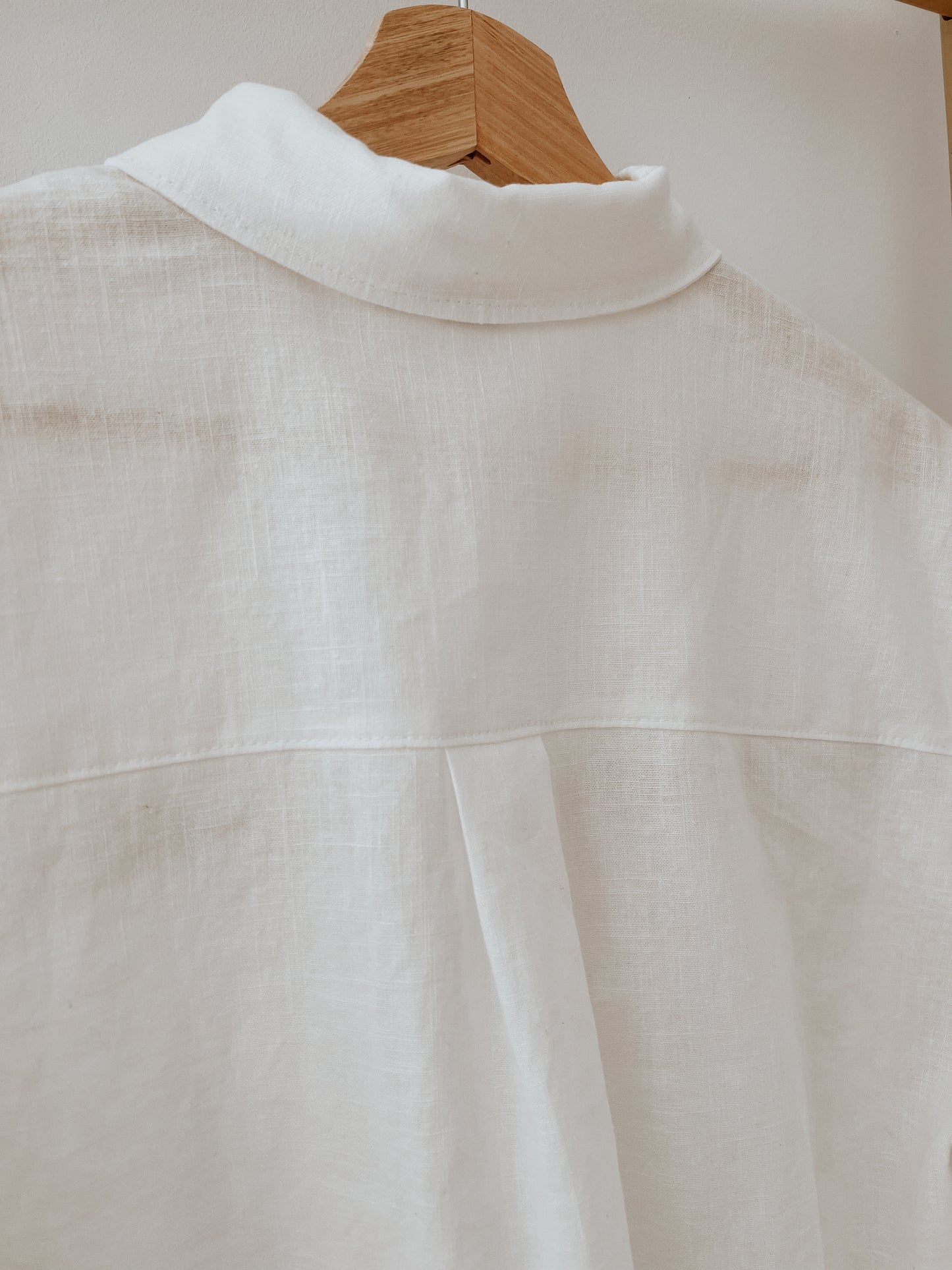 Camisa lino blanca