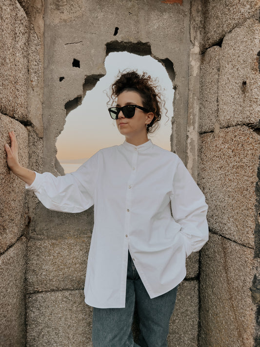 Oxford blouse white