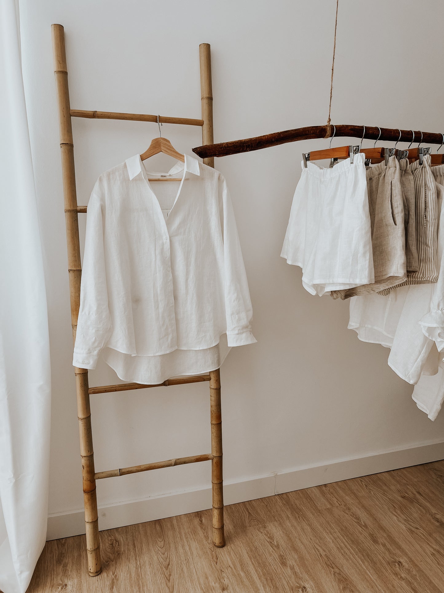 Camisa lino blanca