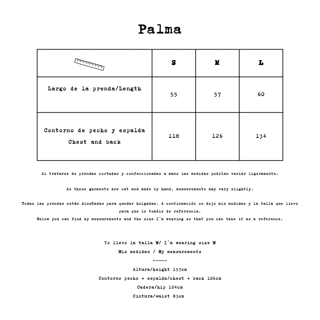 Palma blouse sand linen