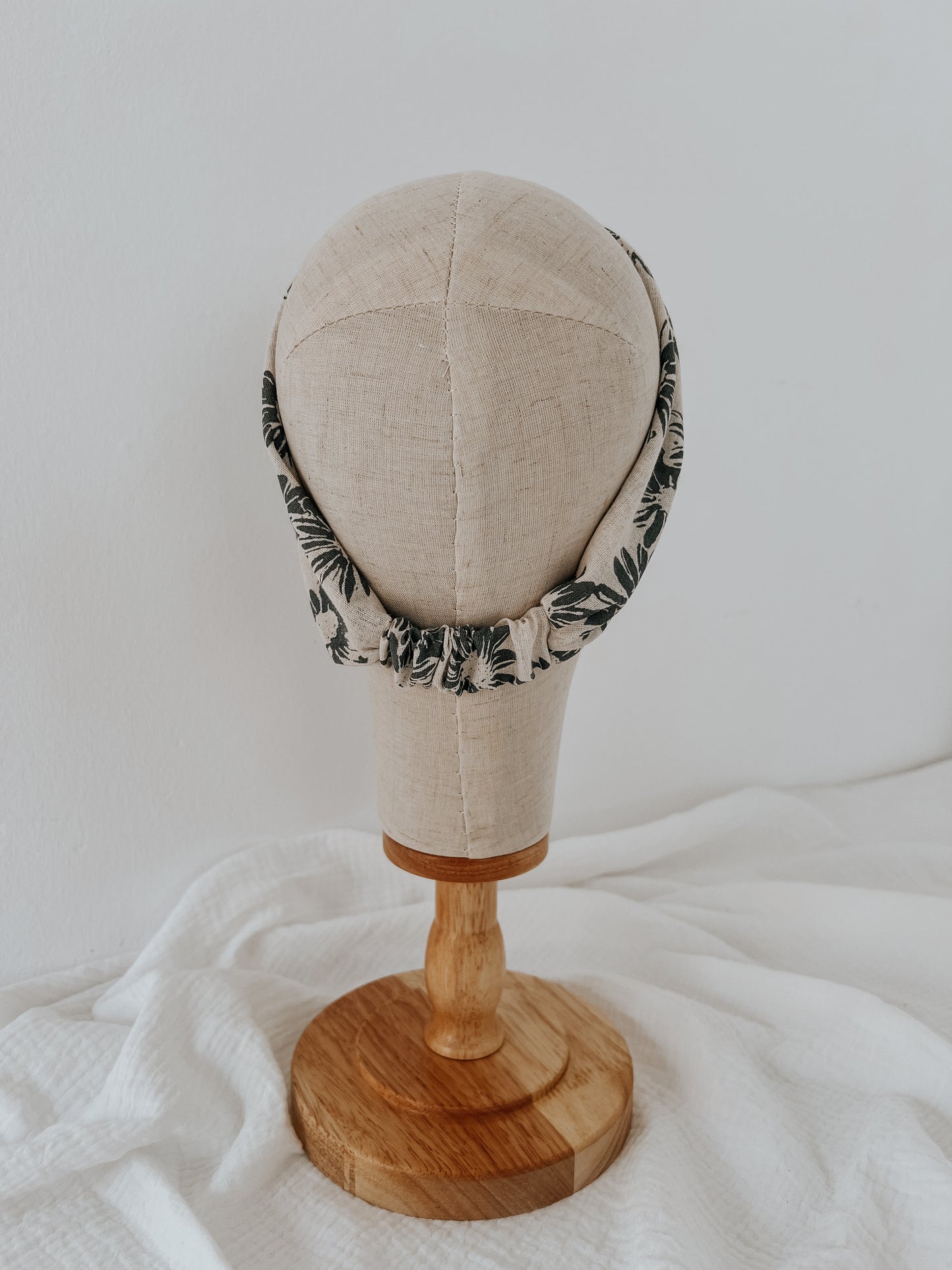 Flower Linen Turban