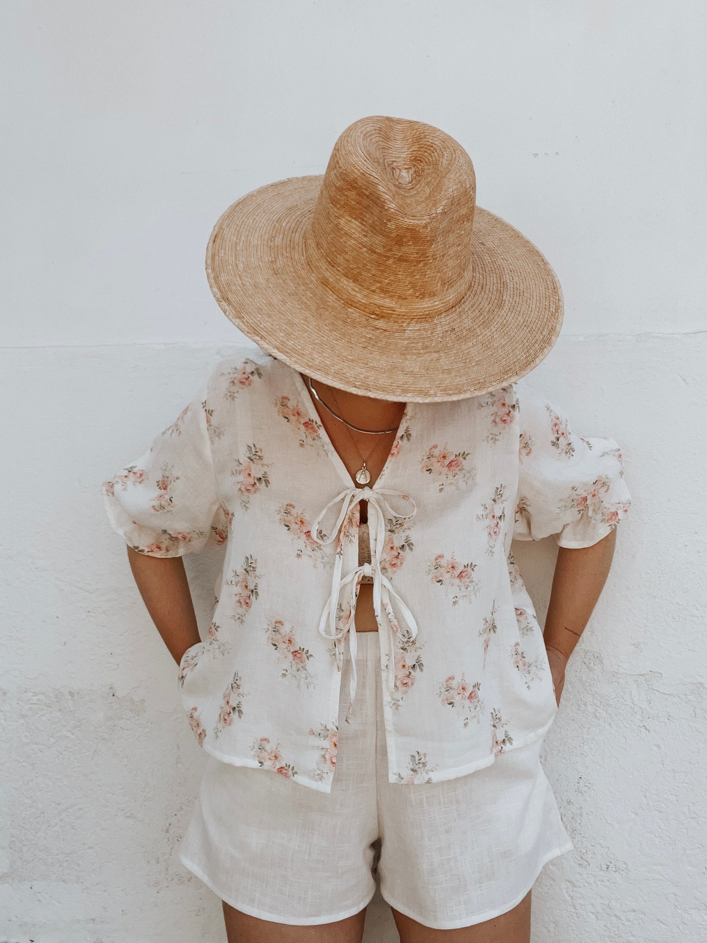 Blusa Eloise flor rosa