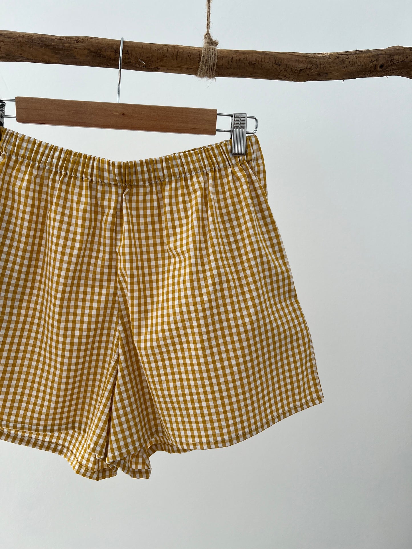 Mustard shorts