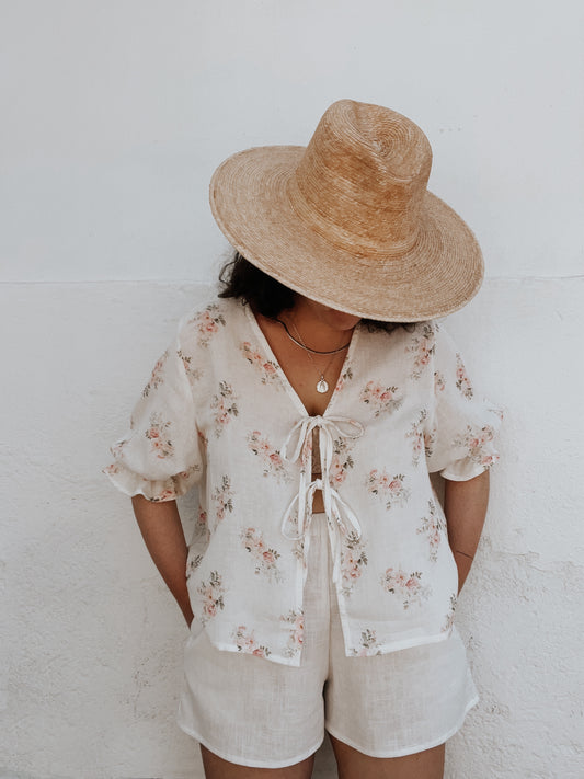 Blusa Eloise flor rosa