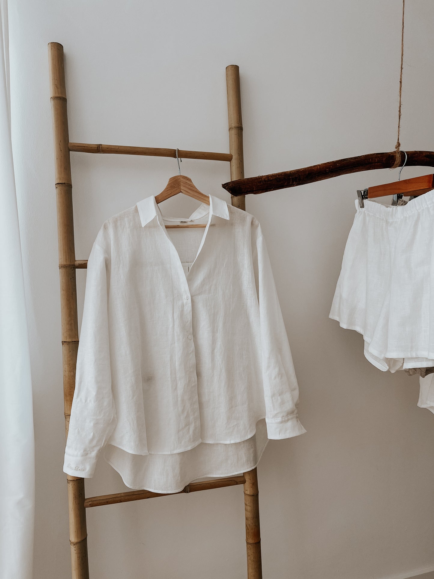 Camisa lino blanca