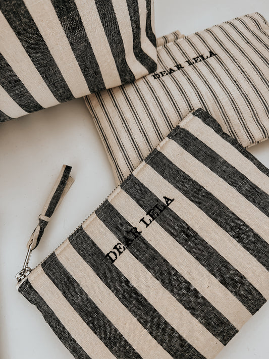 Neceser plano rayas anchas